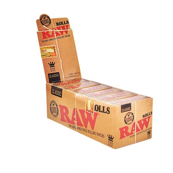 Raw Paper Rolls Länge 3m 12er Box