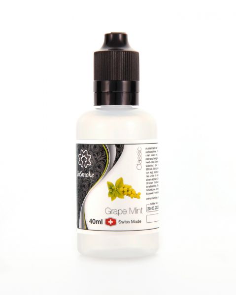 InSmoke Liquid 40 ml Grape Mint Swiss Made