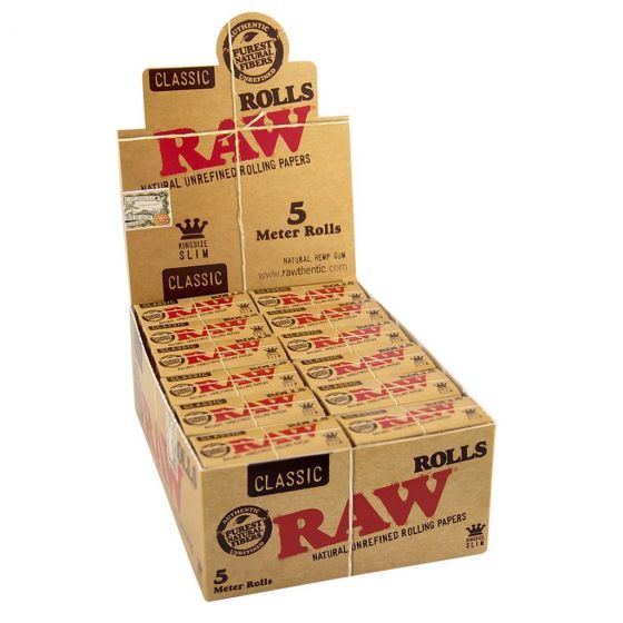 RAW CLASSIC ROULEAUX SLIM, 5M (24)