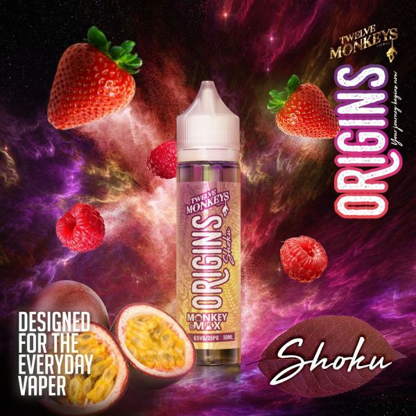 Twelve Monkeys - Origins Shoku, 50ml (Shortfill)