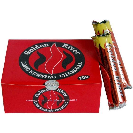 Golden River Shisha Kohle 33 mm x10