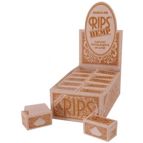 rips regular hemp brown braun rollen