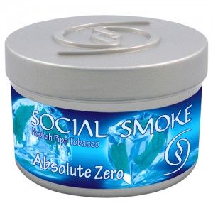 Social Smoke Absolute Zero 100 gramme - Tabac à chicha