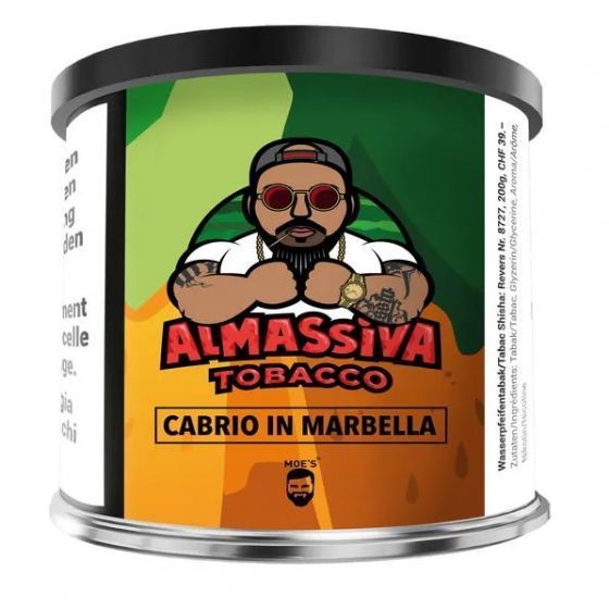 TABAC À CHICHA AL MASSIVA - CONVERTIBLE À MARBELLA 200G