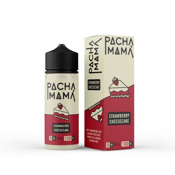 E-LIQUIDE PACHA MAMA - CHEESECAKE FRAISE - 100ML