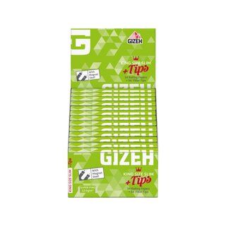 GIZEH Noir King Size Slim Super Fine + Embouts (26 pcs.)