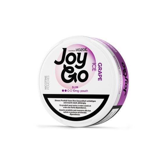 VOZOL JOYGO SNUS - GRAPE ICE, 10mg 16 mg, 25 mg,