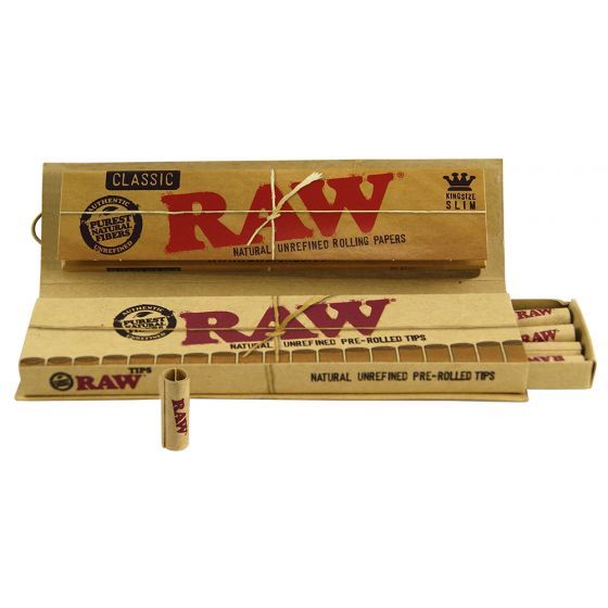 RAW Connoisseur KS Slim mit vorgedrehten Filter 24/Box