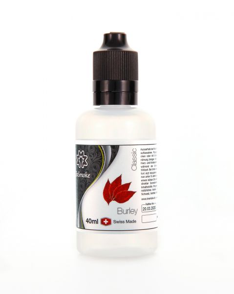 InSmoke Liquid 40ml Burley Tobacco Swiss Made